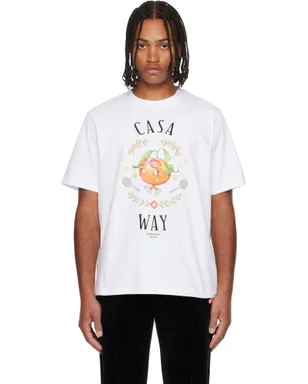 Casablanca 'The Casa Way Orange Mascot' Tシャツ - サムネイル1