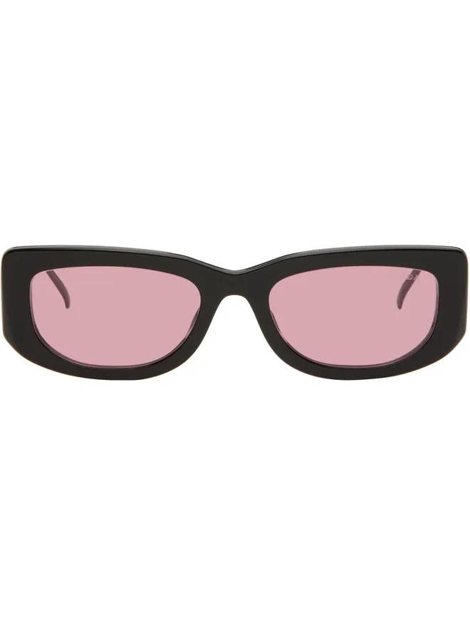 Prada Eyewear Prada Eyewear スクエア アセテート メタル ロゴ サングラスの商品画像