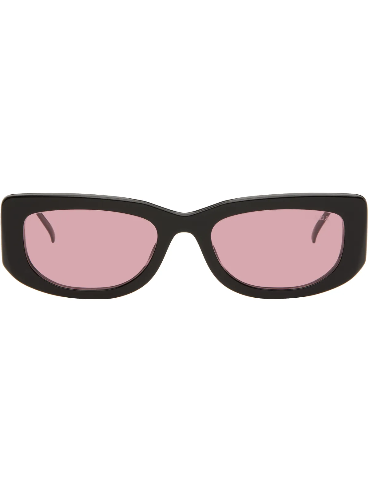 Prada Eyewear スクエア アセテート メタル ロゴ サングラス - 画像1