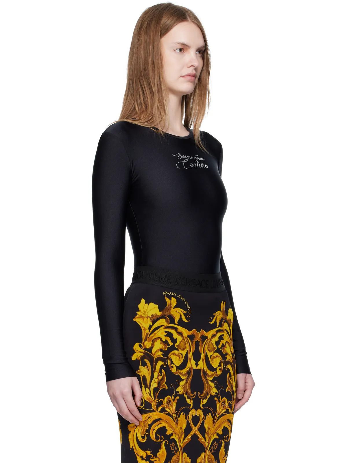 Versace Jeans Couture ロゴ ボディスーツ - 画像2
