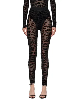 Versace Jeans Couture Flock Liquify チュール レギンス - サムネイル1
