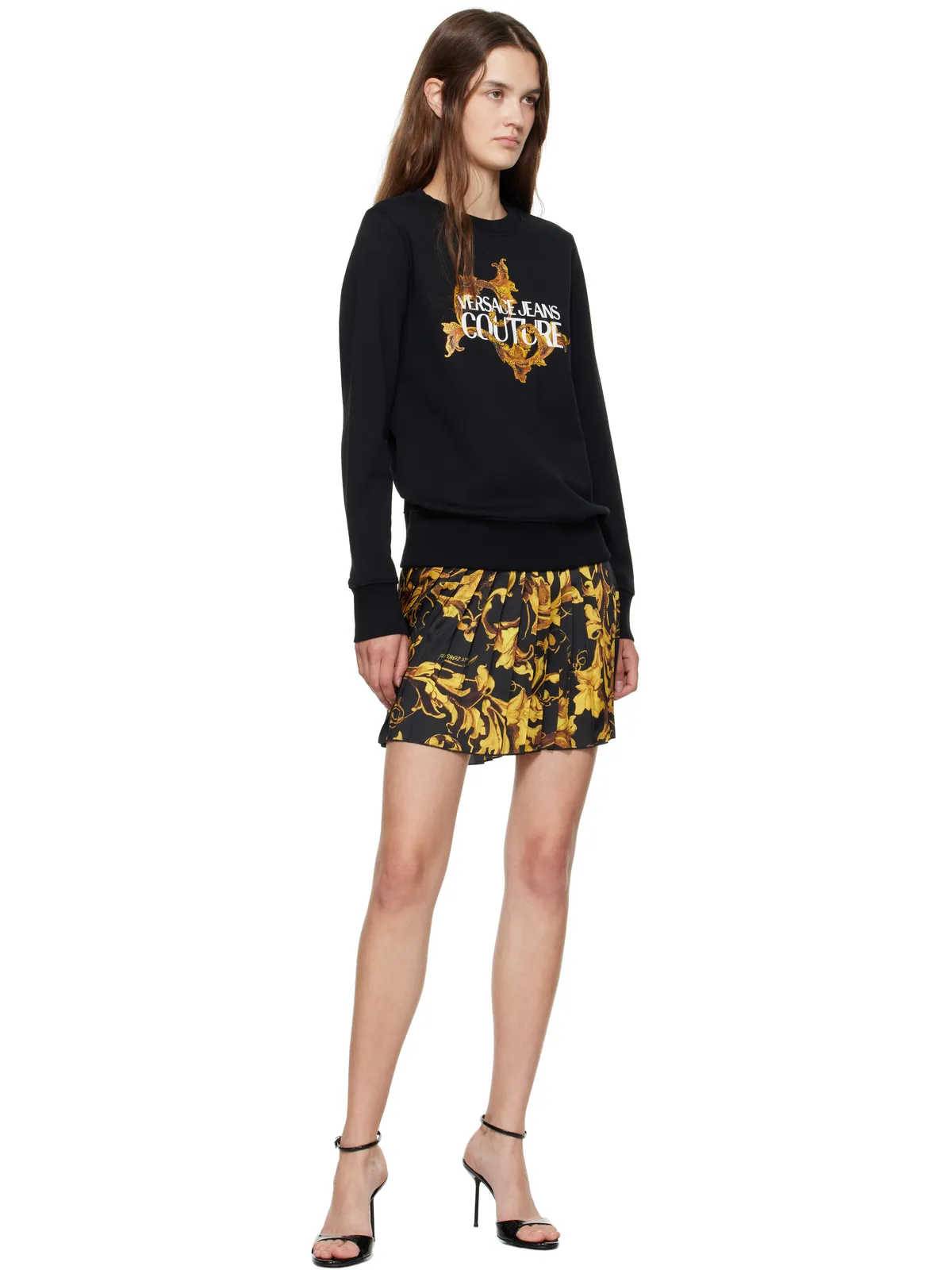 Versace Jeans Couture スクリーンプリント スウェットシャツ - 画像4