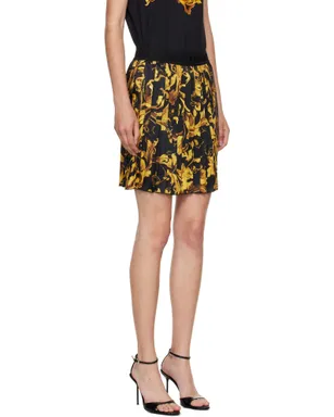Versace Jeans Couture Porcelain バロッコ プリーツ ミニスカート - サムネイル2