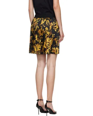 Versace Jeans Couture Porcelain バロッコ プリーツ ミニスカート - サムネイル3