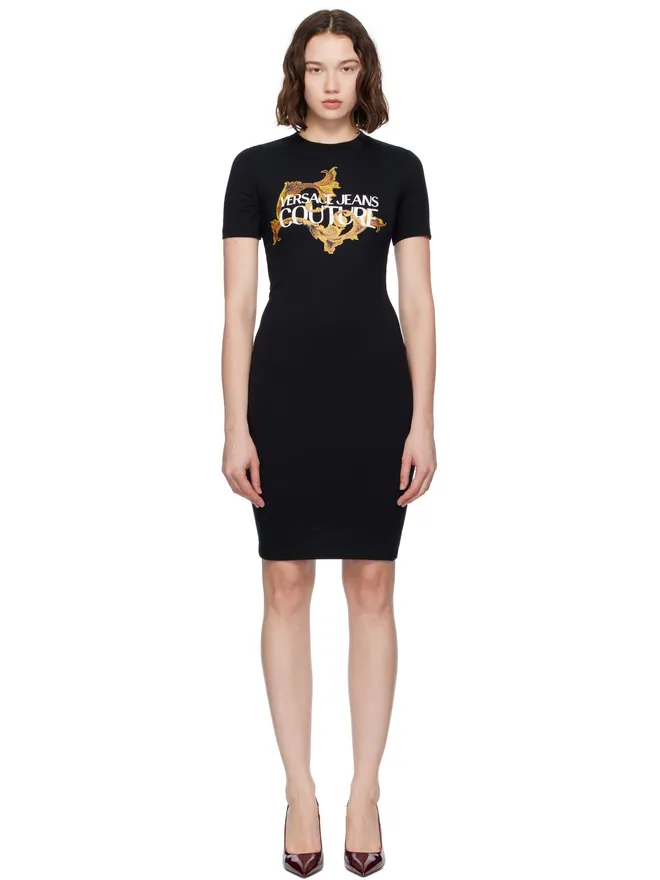 Versace Jeans Couture Versace Jeans Couture Vestiti ストレッチジャージ ミニワンピースの商品画像