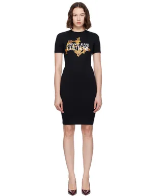 Versace Jeans Couture Vestiti ストレッチジャージ ミニワンピース - サムネイル1