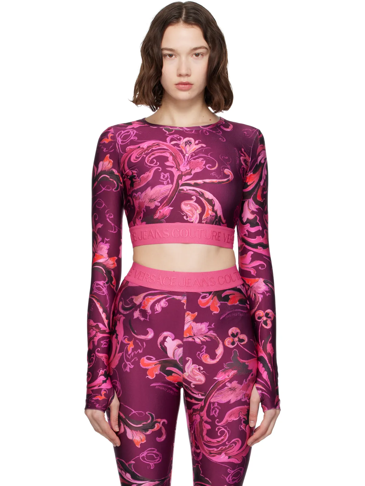 Versace Jeans Couture Lycra バロッコ Tシャツ - 画像1