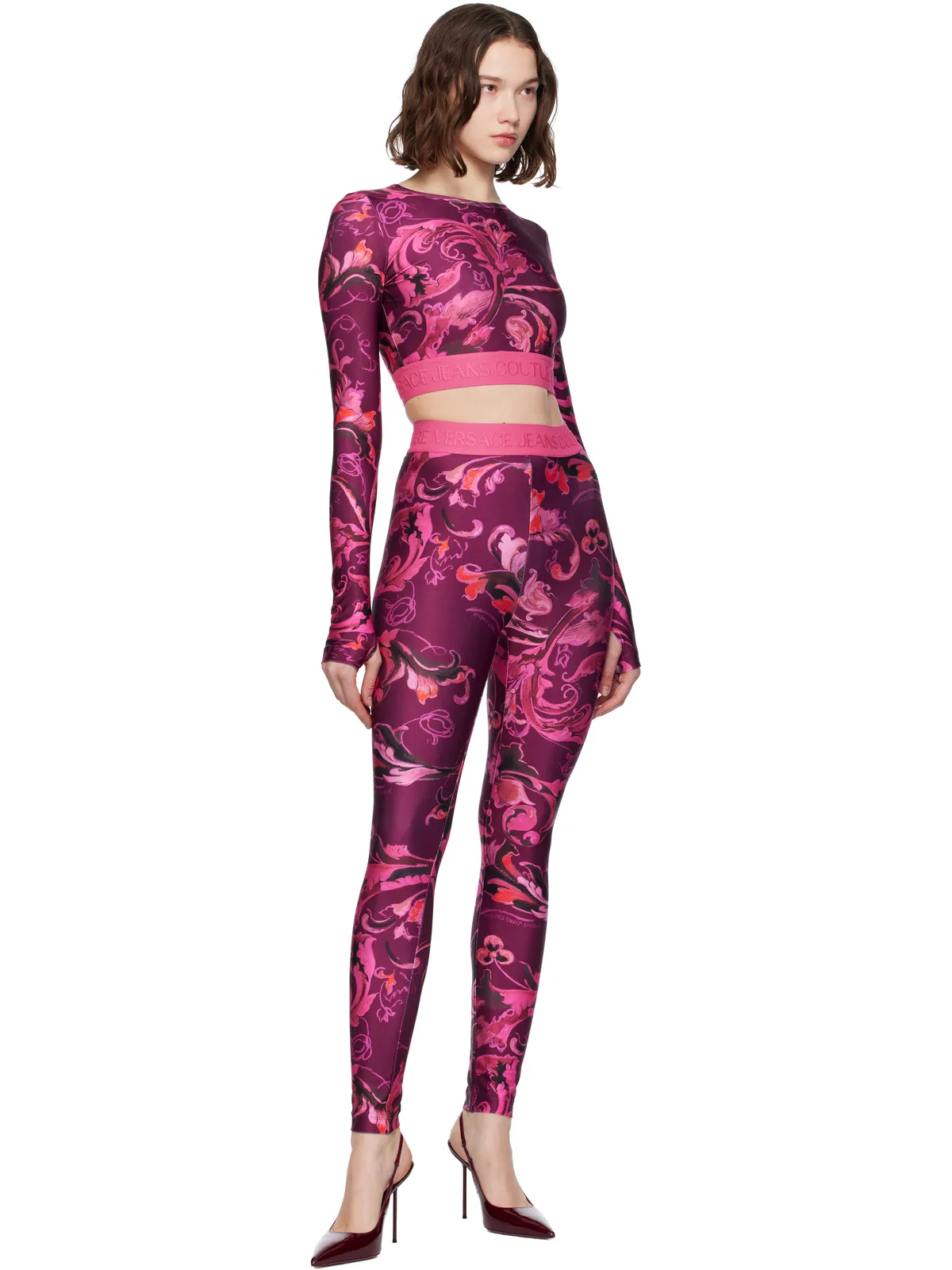 Versace Jeans Couture Lycra バロッコ Tシャツ - 画像4