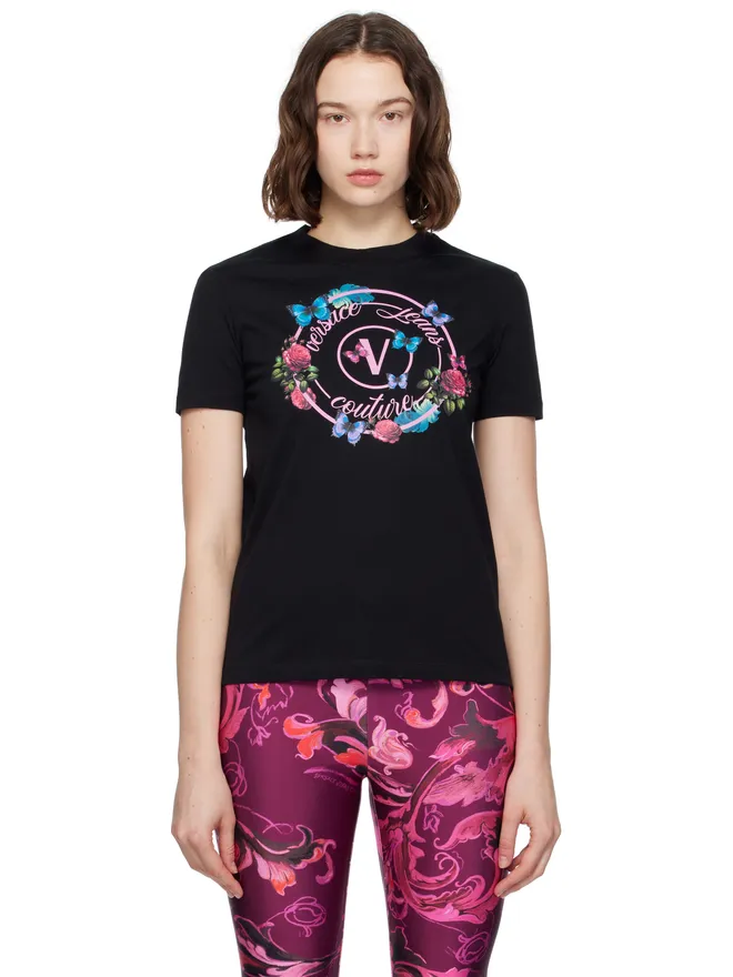 Versace Jeans Couture Versace Jeans Couture コットンジャージ スクリーンプリント Tシャツの商品画像