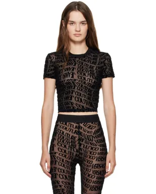 Versace Jeans Couture Flock Liquify チュール トップス - サムネイル1