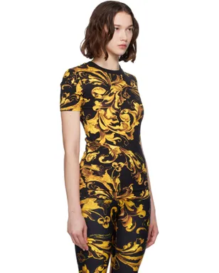 Versace Jeans Couture ロゴ バロッコ ジャージ Tシャツ - サムネイル2
