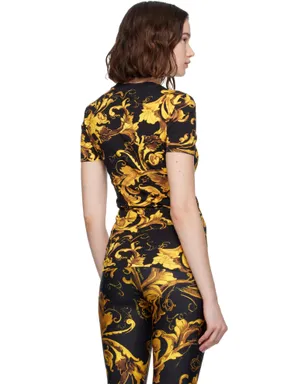Versace Jeans Couture ロゴ バロッコ ジャージ Tシャツ - サムネイル3
