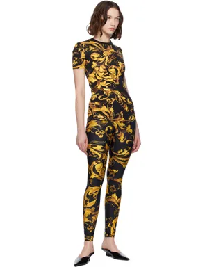 Versace Jeans Couture ロゴ バロッコ ジャージ Tシャツ - サムネイル4