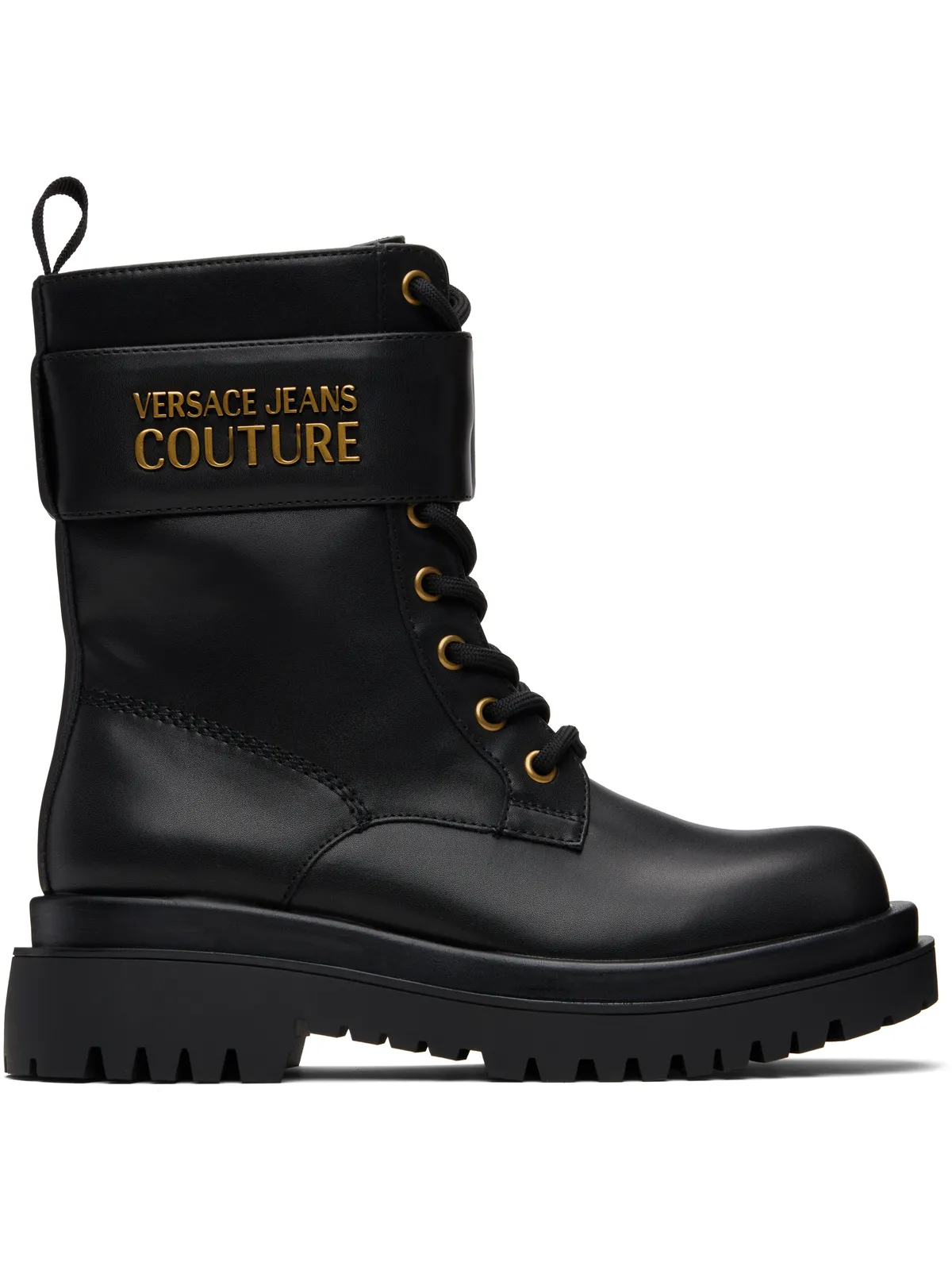 Versace Jeans Couture ロゴ ハードウェア ブーツ - 画像1