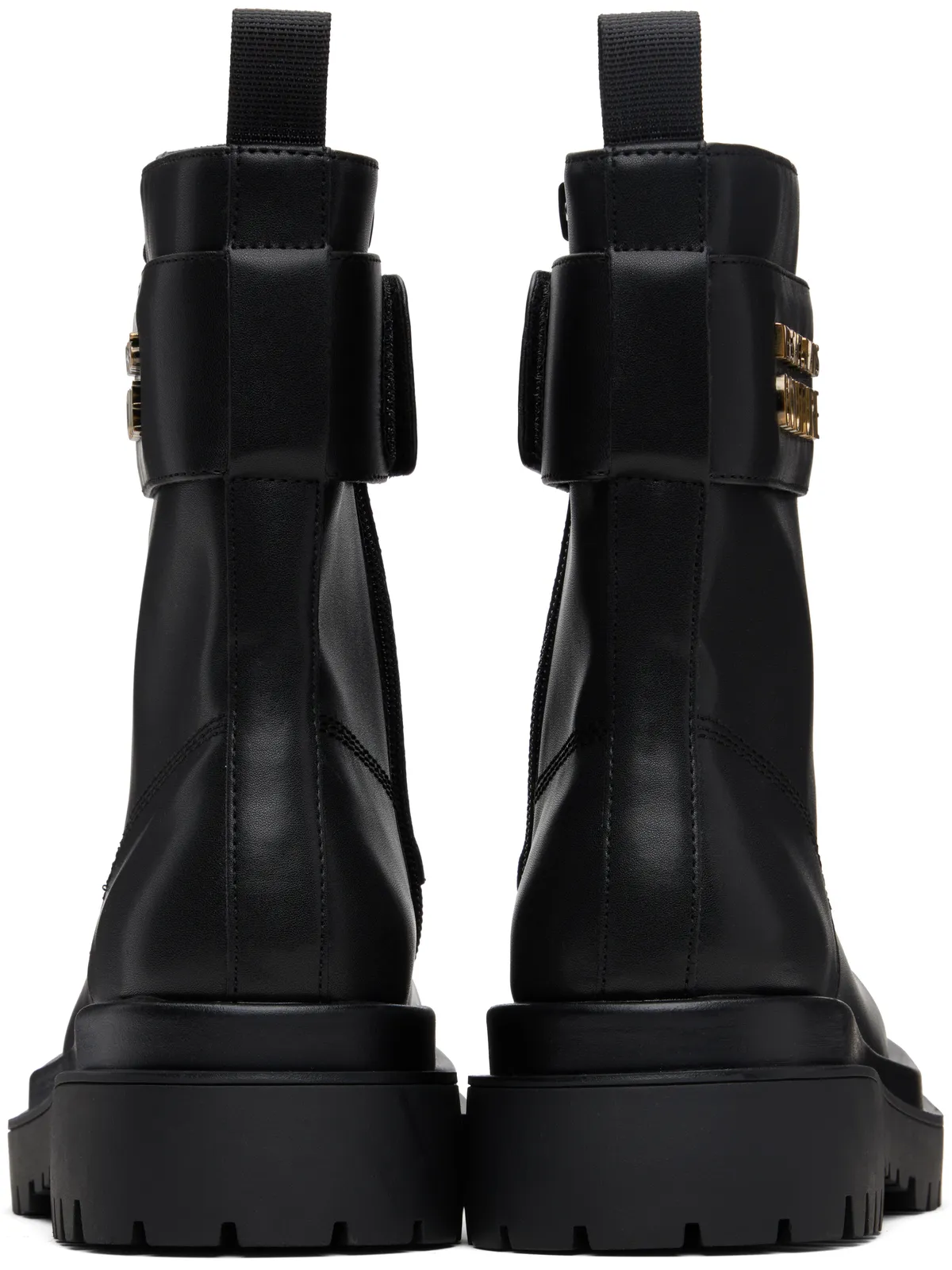Versace Jeans Couture ロゴ ハードウェア ブーツ - 画像2