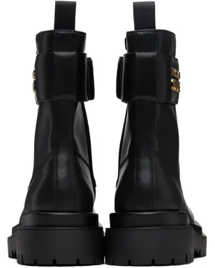 Versace Jeans Couture ロゴ ハードウェア ブーツ - サムネイル2
