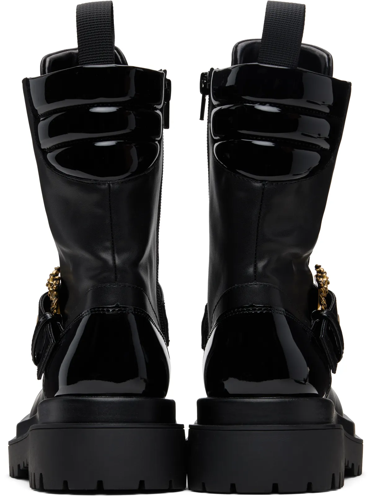Versace Jeans Couture ピンバックル ブーツ - 画像2