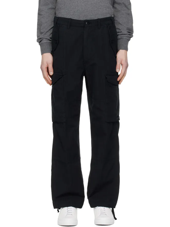 Polo Ralph Lauren Polo Ralph Lauren ブラック コットンリップストップ カーゴパンツの商品画像