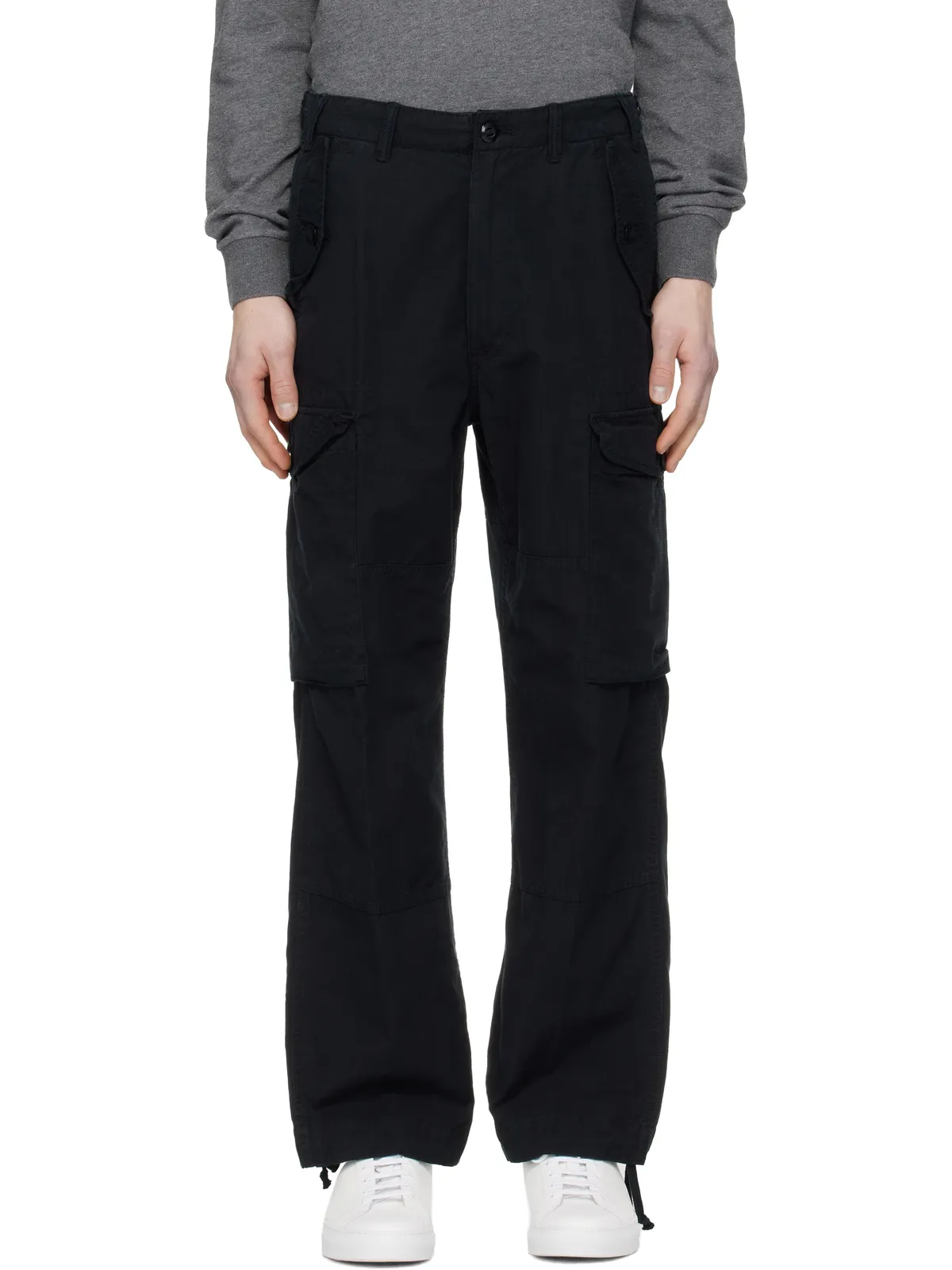 Polo Ralph Lauren ブラック コットンリップストップ カーゴパンツ - 画像1
