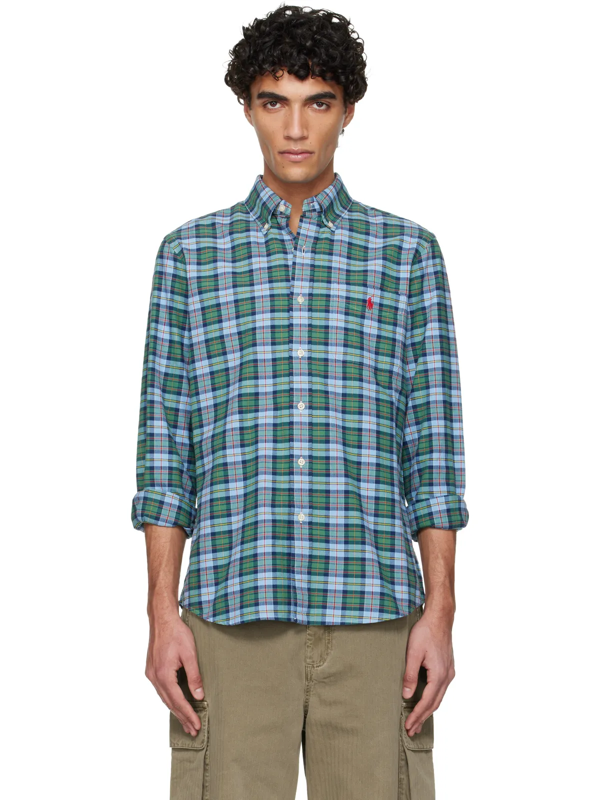 Polo Ralph Lauren Plaid オックスフォードシャツ - 画像1