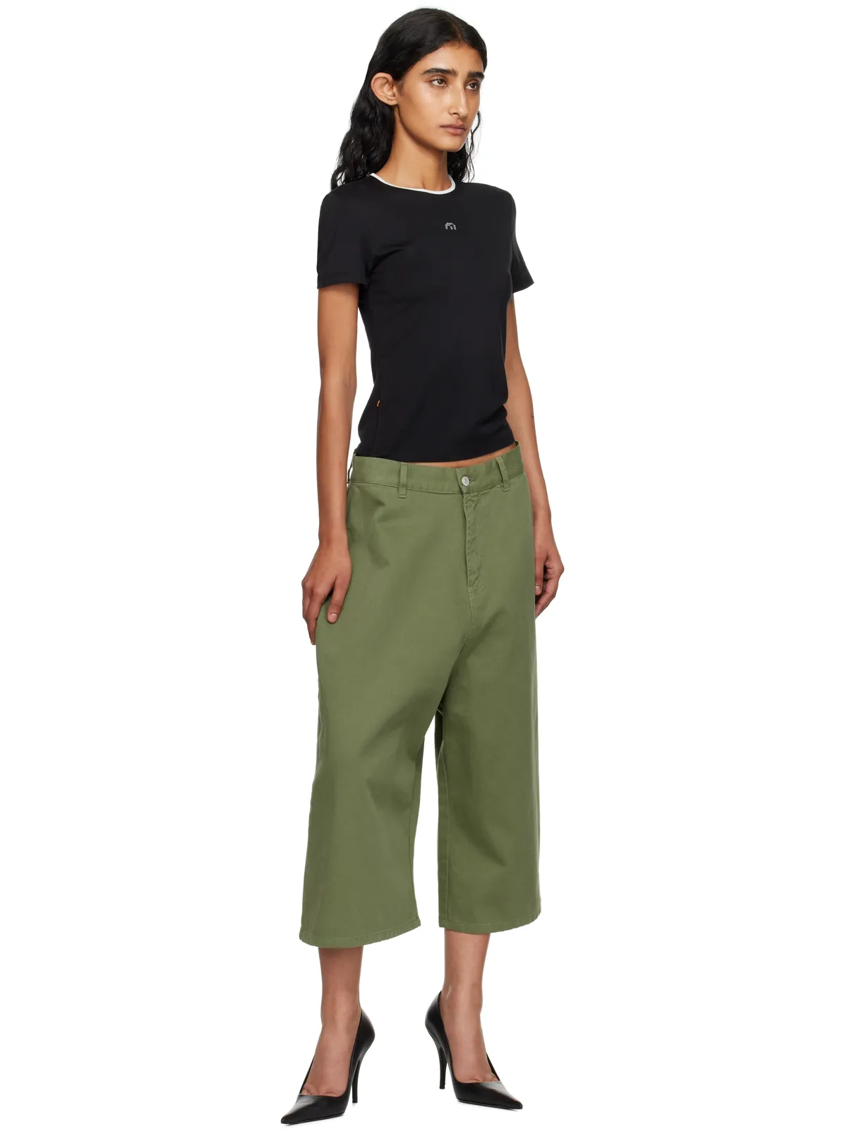 Miaou ラインストーン ベビーTシャツ - 画像4