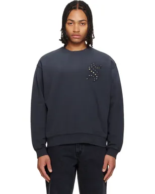 Solid Homme アップリケ スタッズ スウェットシャツ - サムネイル1