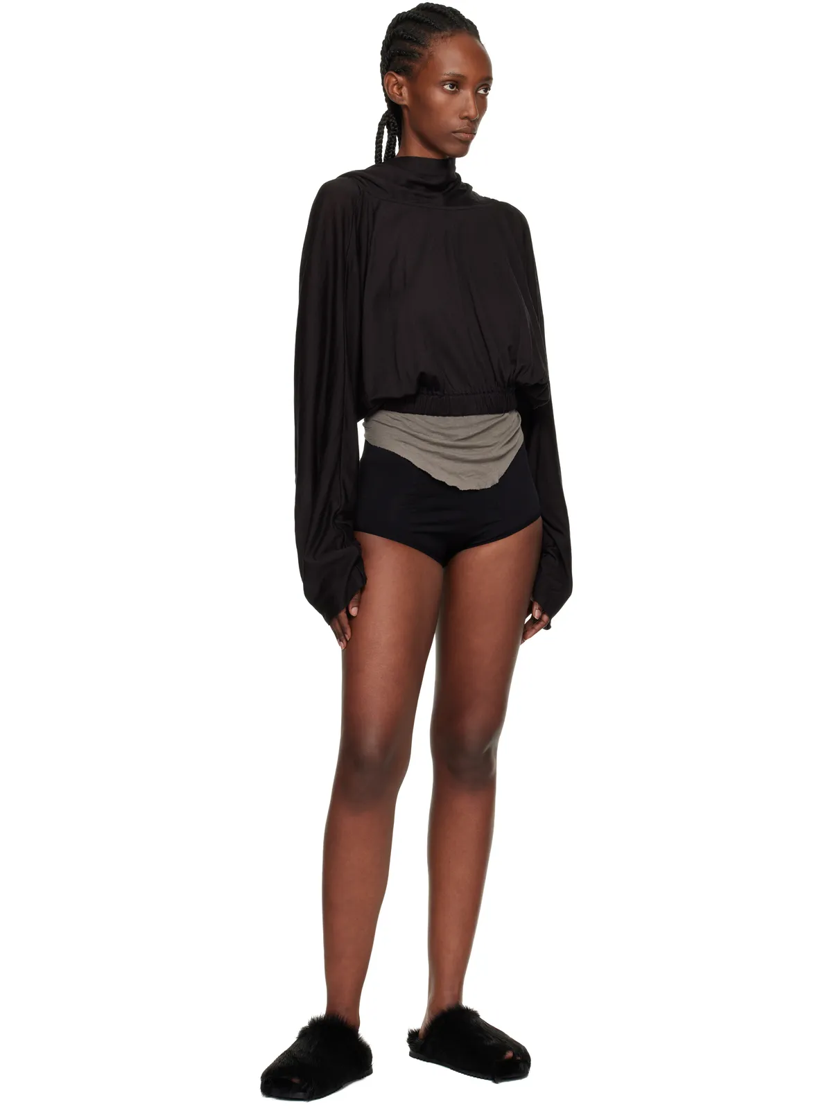 Rick Owens Concordians リブ ショーツ - 画像4