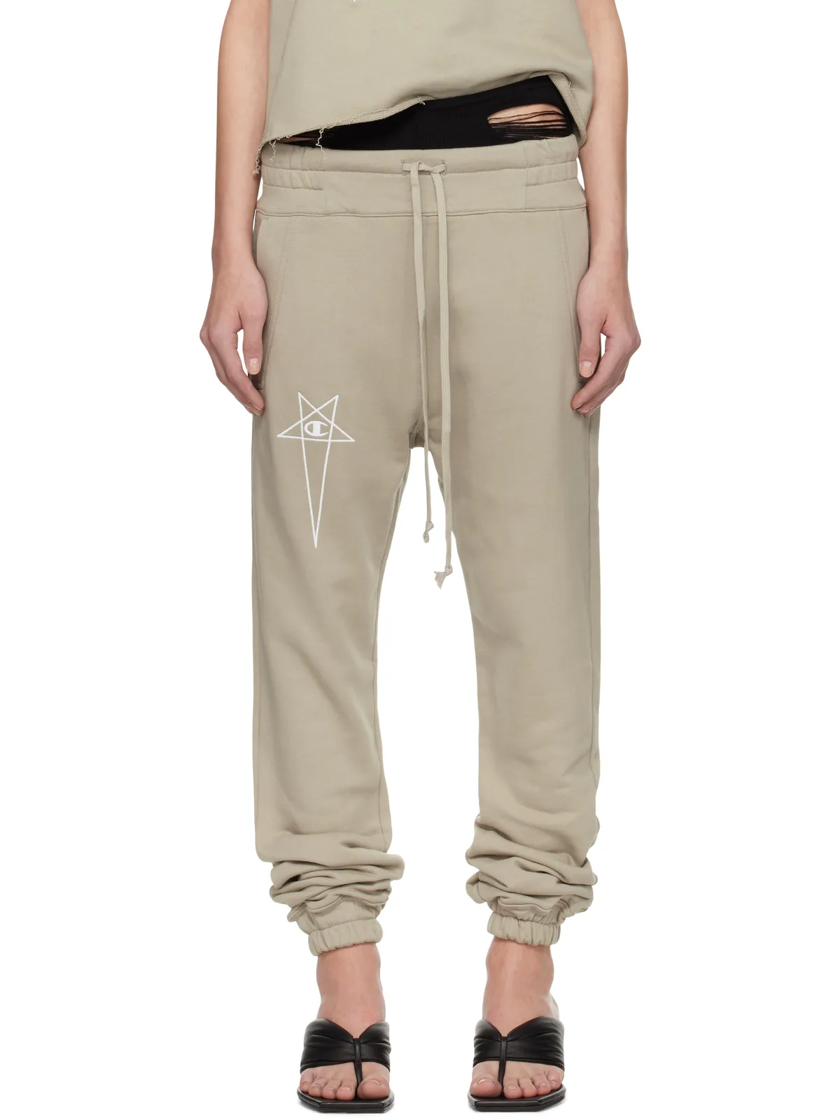 Rick Owens Championエディション Joggers スウェットパンツ - 画像1