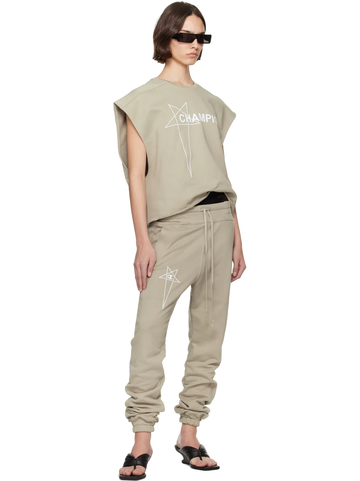 Rick Owens Championエディション Joggers スウェットパンツ - 画像4