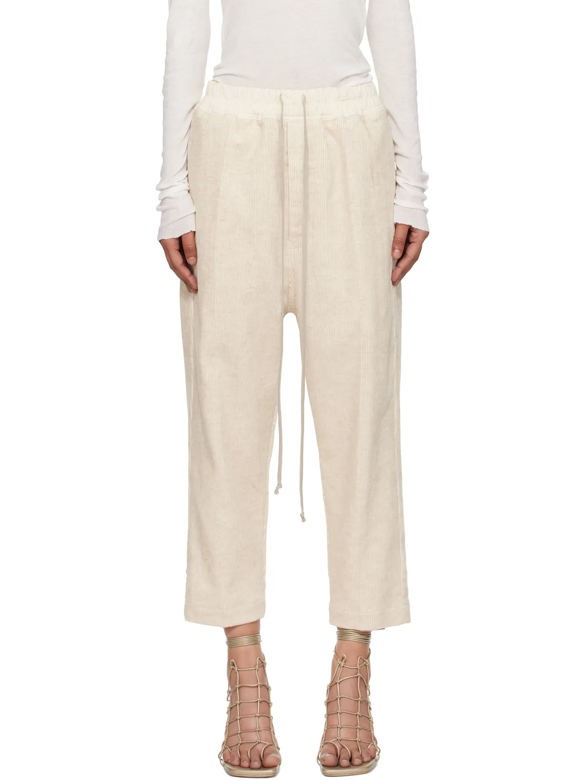 Rick Owens Concordians Drawstring Astaires トラウザーズ - 画像1