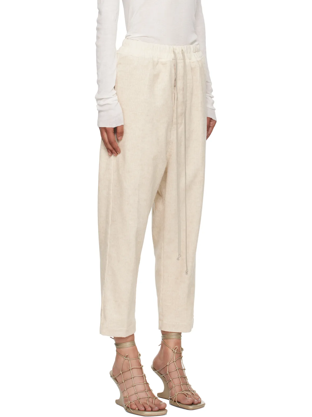 Rick Owens Concordians Drawstring Astaires トラウザーズ - 画像2