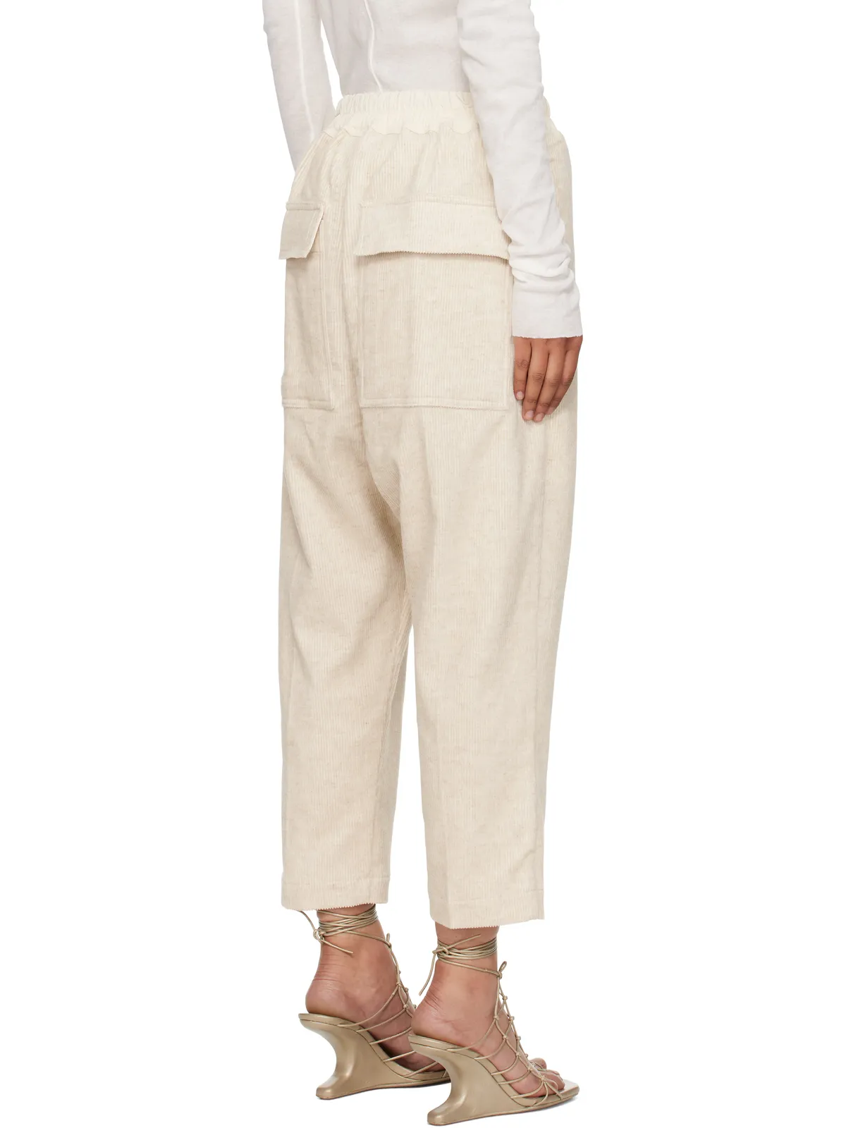 Rick Owens Concordians Drawstring Astaires トラウザーズ - 画像3