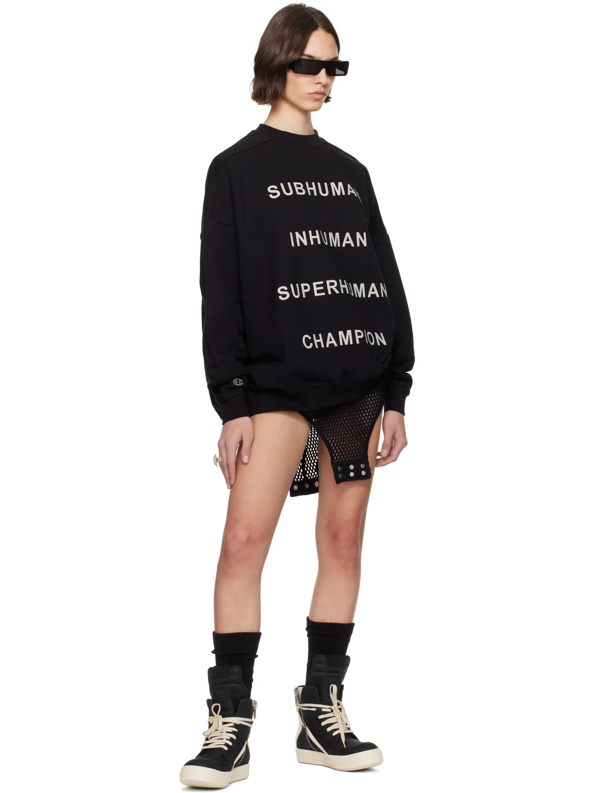 Rick Owens Championエディション Jumbo スウェットシャツ - 画像4