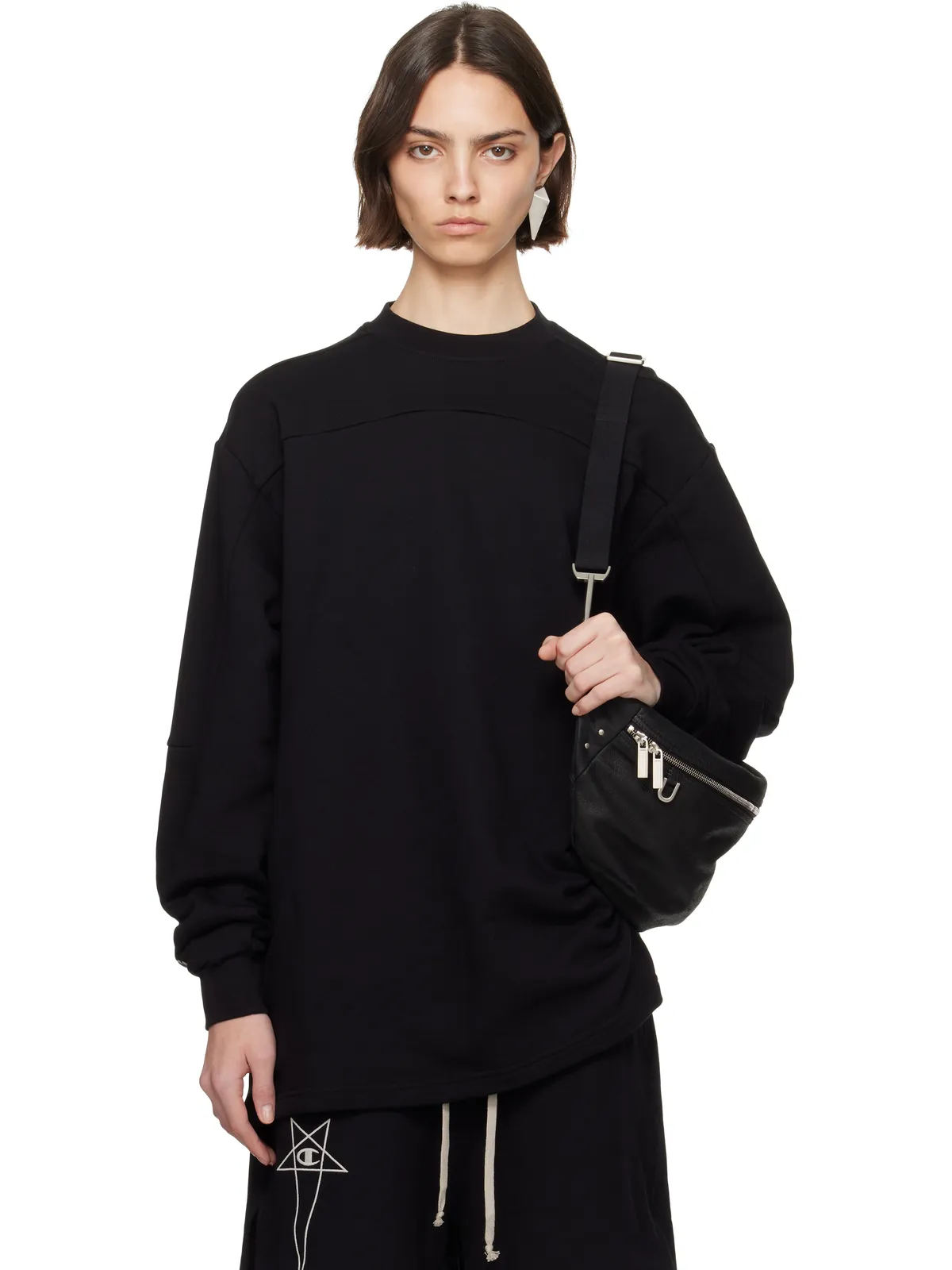Rick Owens Championエディション Girdered スウェットシャツ - 画像1