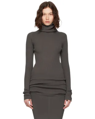 Rick Owens Concordians Ribbed Knit Tube タートルネック - サムネイル1