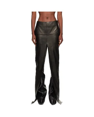 Rick Owens Concordians Sliced レザー マキシスカート - サムネイル1