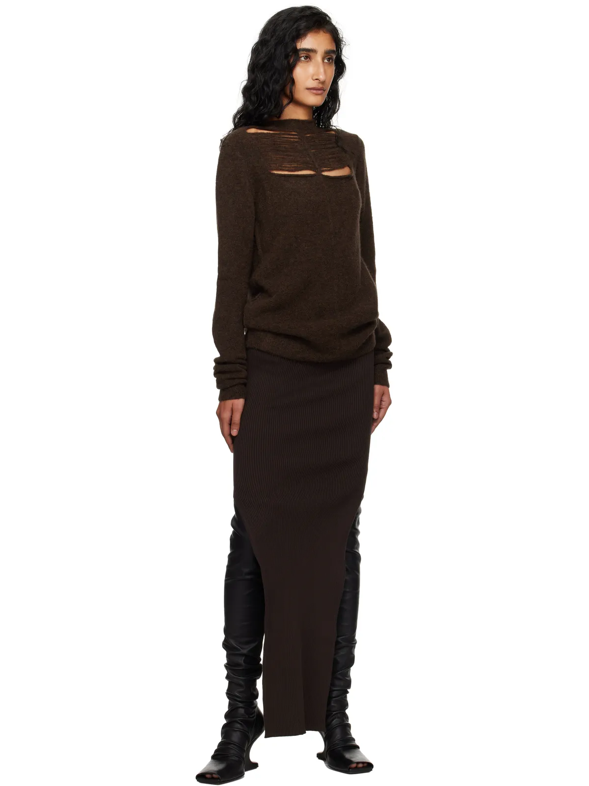 Rick Owens Concordians LS セーター - 画像4