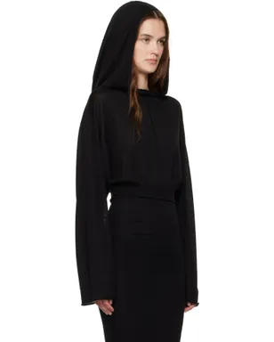 Rick Owens Concordians Cropped Hooded Tunic フーディ - サムネイル2