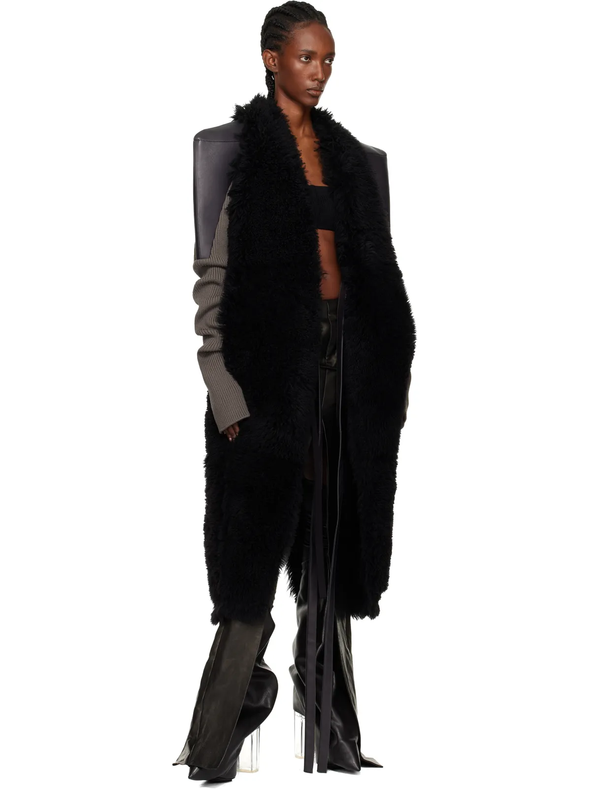 Rick Owens Concordians SL Cyclops リバーシブル シアリングコート - 画像5