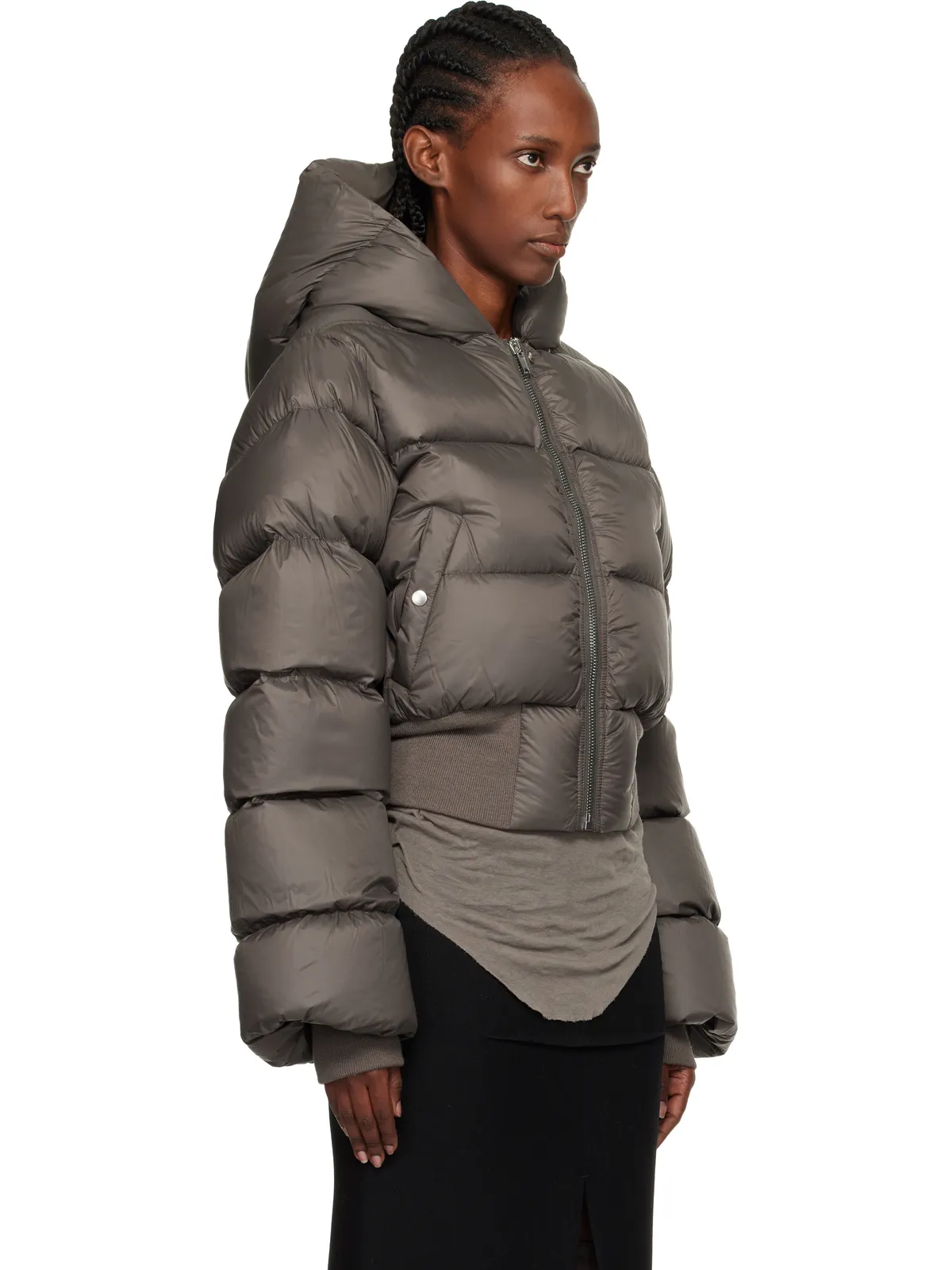 Rick Owens Concordians フード付き ダウンジャケット - 画像2