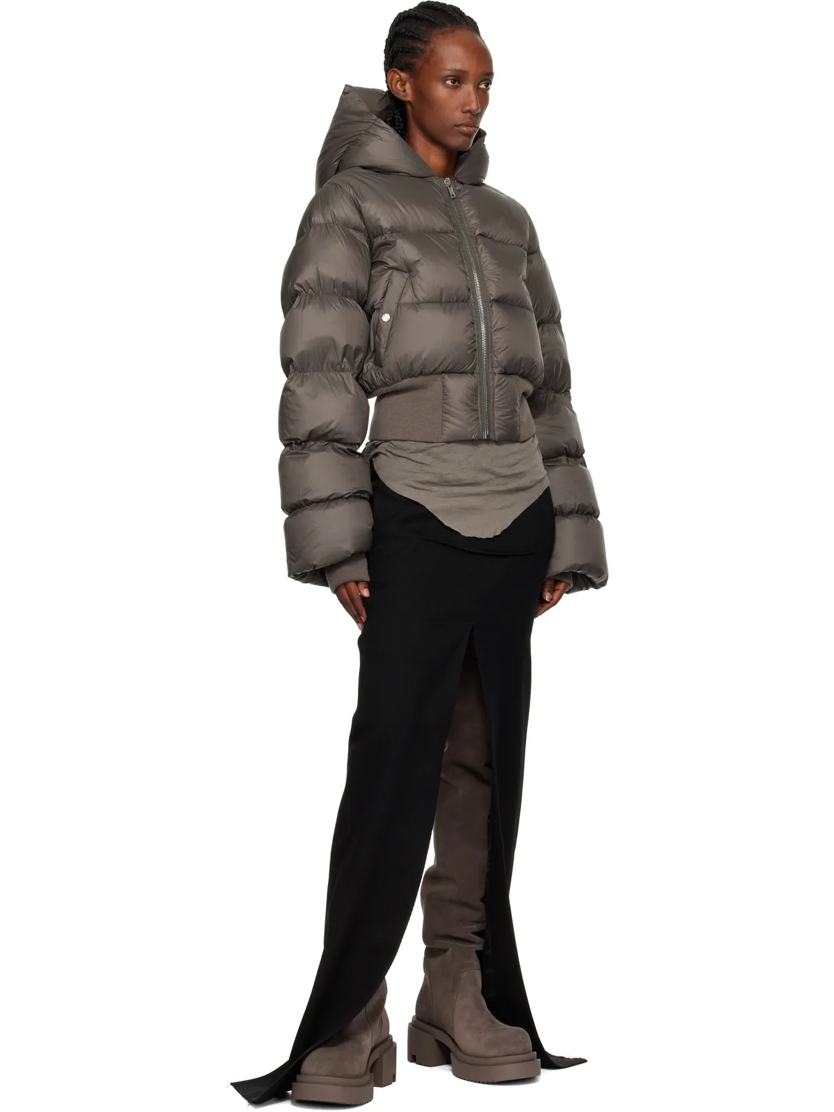Rick Owens Concordians フード付き ダウンジャケット - 画像4