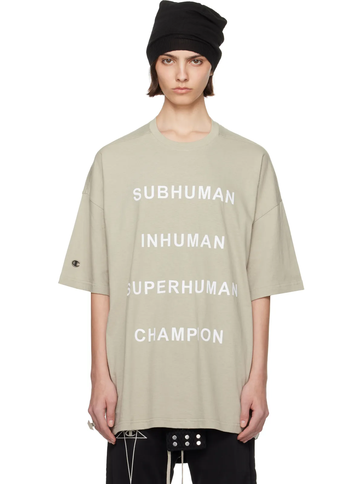 Rick Owens Championエディション Tommy Tシャツ - 画像1