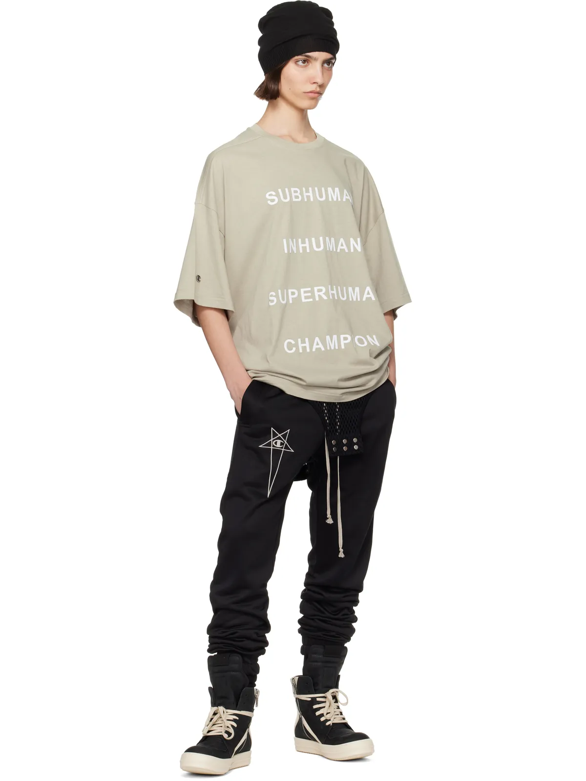 Rick Owens Championエディション Tommy Tシャツ - 画像4