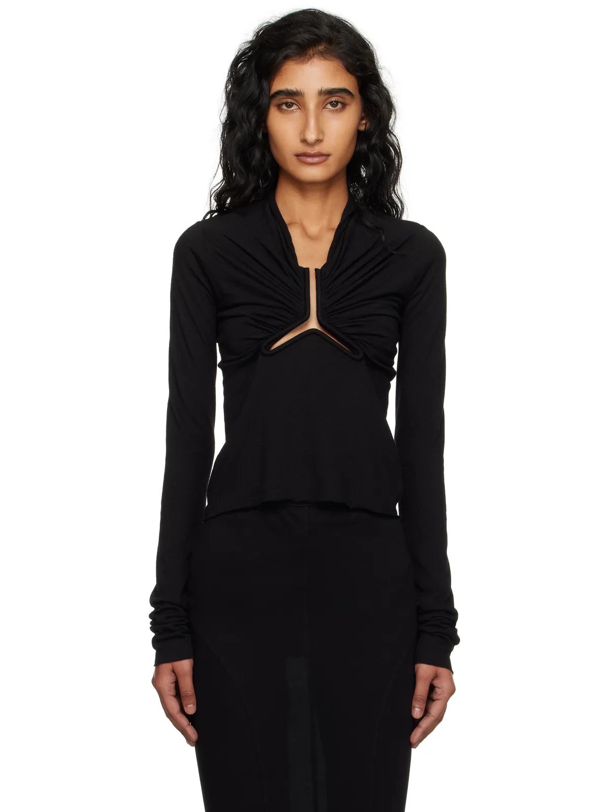 Rick Owens Concordians Allanah LS トップス - 画像1