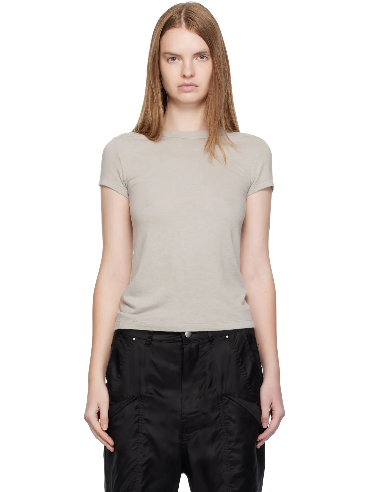 Rick Owens Concordians Cropped Level Tシャツ - 画像1