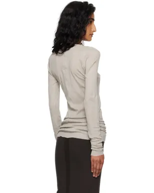 Rick Owens Concordians Mini Rib LS Tシャツ - サムネイル3