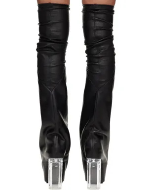 Rick Owens Temple Taco Kiss ロングブーツ - サムネイル2