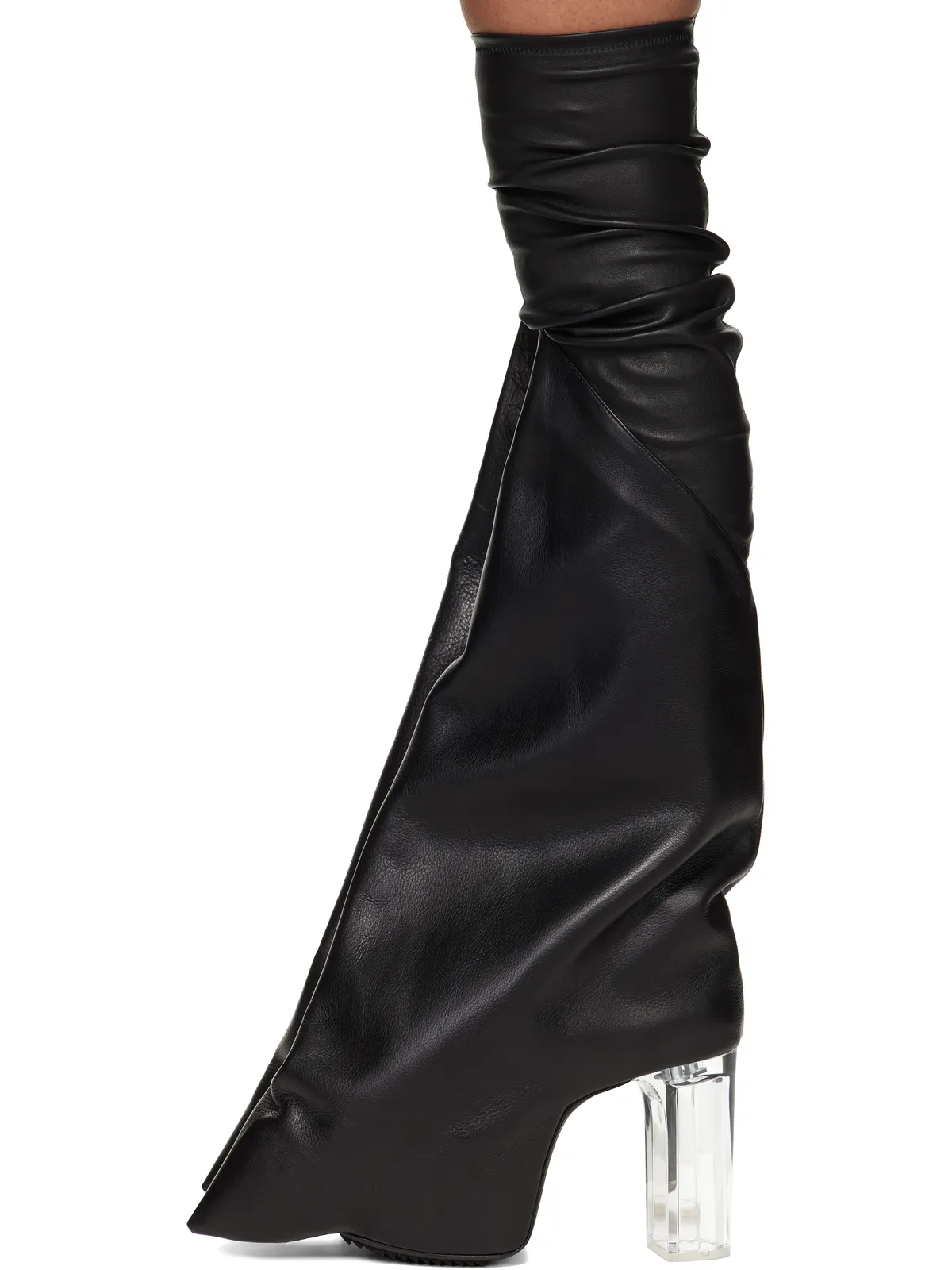 Rick Owens Temple Taco Kiss ロングブーツ - 画像3