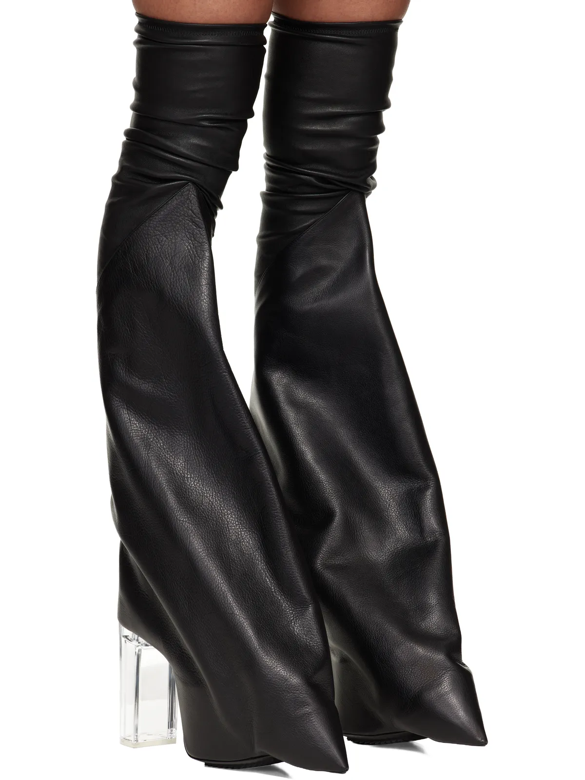 Rick Owens Temple Taco Kiss ロングブーツ - 画像4