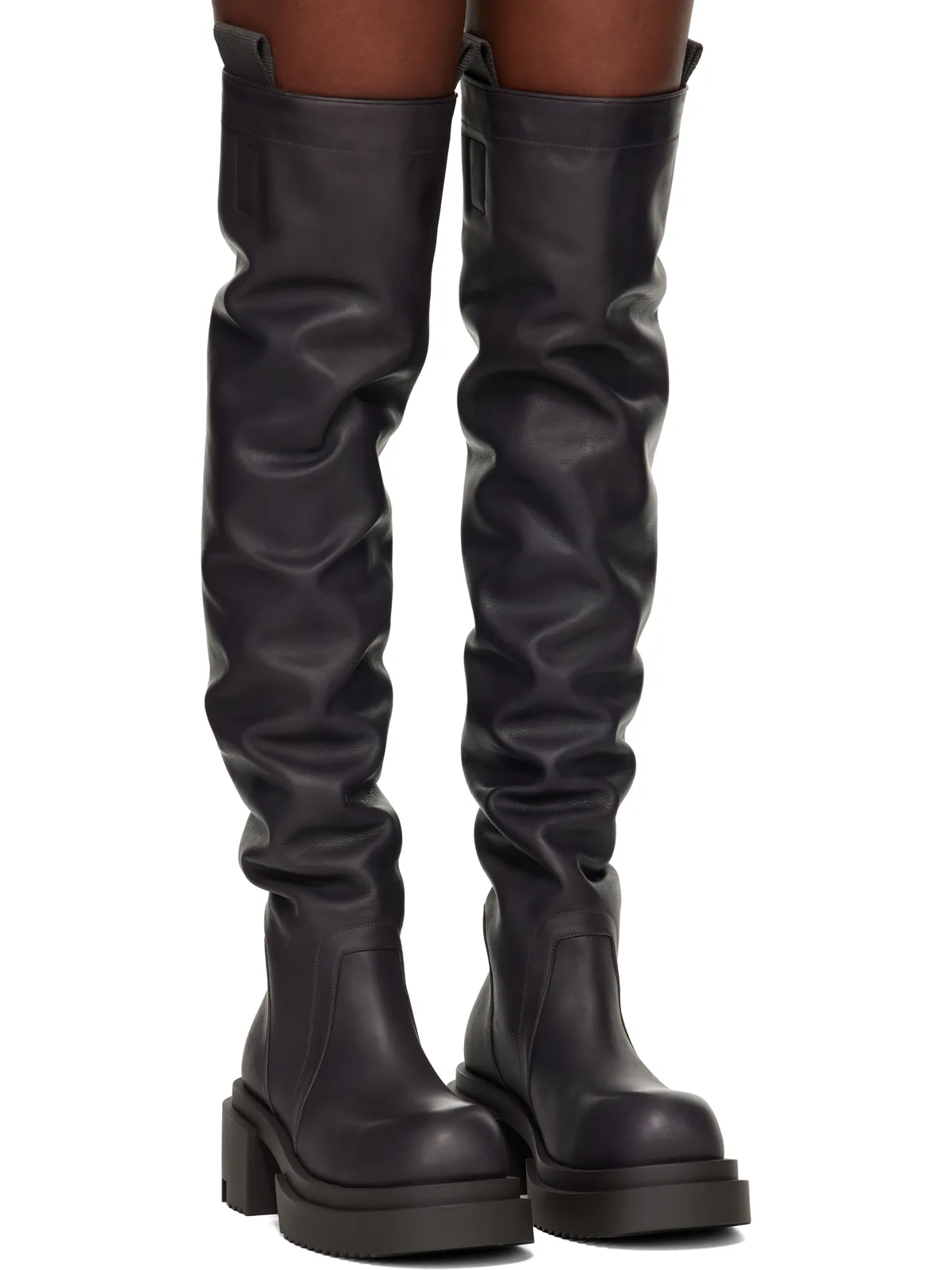 Rick Owens Concordians Wader Bodun ニーハイブーツ - 画像4